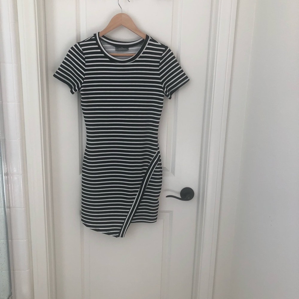 Black and white dress
